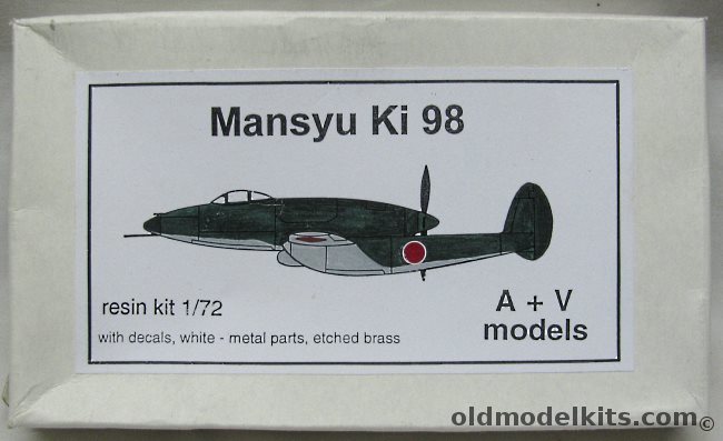 AV Models 1/72 Mansyu Ki-98, AV074 plastic model kit